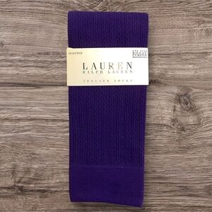 Lauren Ralph Lauren‎ Royal Purple Trouser Socks One Size Y2K Rare Color